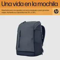 HP Mochila para portátil Travel de 15,6 pulgadas y 25 litros gris hierro