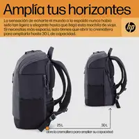 HP Mochila para portátil Travel de 15,6 pulgadas y 25 litros gris hierro