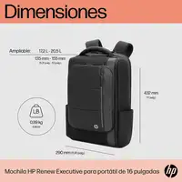HP Mochila para portátiles Renew Executive de 16 pulgadas