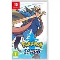 Nintendo Pokémon Spada Estándar Chino simplificado, Chino tradicional, Alemán, Ing