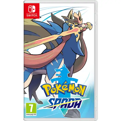 Nintendo Pokémon Spada Estándar Chino simplificado, Chino tradicional, Alemán, Ing
