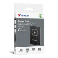 Verbatim Charge 'n' Go Polímero de litio 5000 mAh Cargador inalámbrico Negro