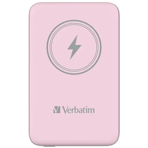 Verbatim Charge 'n' Go Polímero de litio 10000 mAh Cargador inalámbrico Rosa