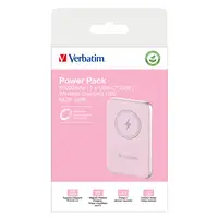 Verbatim Charge 'n' Go Polímero de litio 10000 mAh Cargador inalámbrico Rosa
