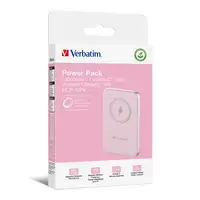 Verbatim Charge 'n' Go Polímero de litio 10000 mAh Cargador inalámbrico Rosa