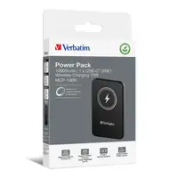 Verbatim Charge 'n' Go Polímero de litio 10000 mAh Cargador inalámbrico Negro