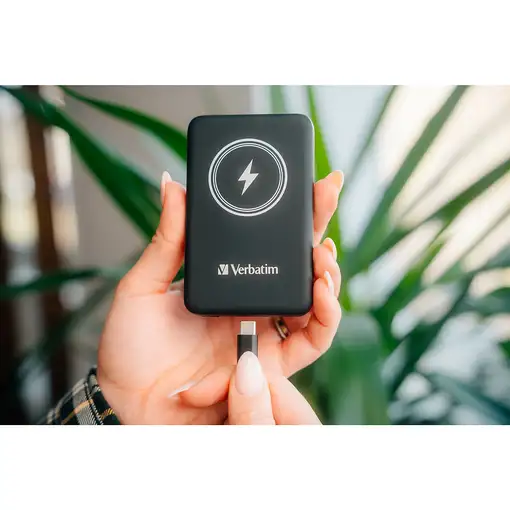 Verbatim Charge 'n' Go Polímero de litio 10000 mAh Cargador inalámbrico Negro