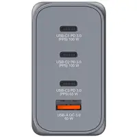 Verbatim GNC-200 Universal Negro, Gris Corriente alterna Carga rápida Interior