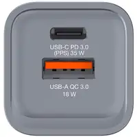 Verbatim GNC-35 Universal Negro, Gris Corriente alterna Carga rápida Interior
