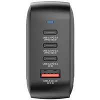 Verbatim Mini GaN Charger 100W Universal Negro Corriente alterna Carga rápida Inte