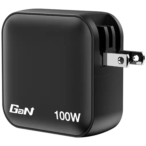 Verbatim Mini GaN Charger 100W Universal Negro Corriente alterna Carga rápida Inte