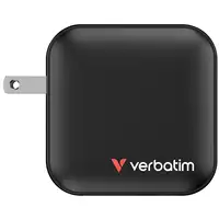Verbatim Mini GaN Charger 100W Universal Negro Corriente alterna Carga rápida Inte