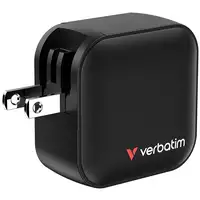 Verbatim Mini GaN Charger 70W Universal Negro Corriente alterna Carga rápida Inter