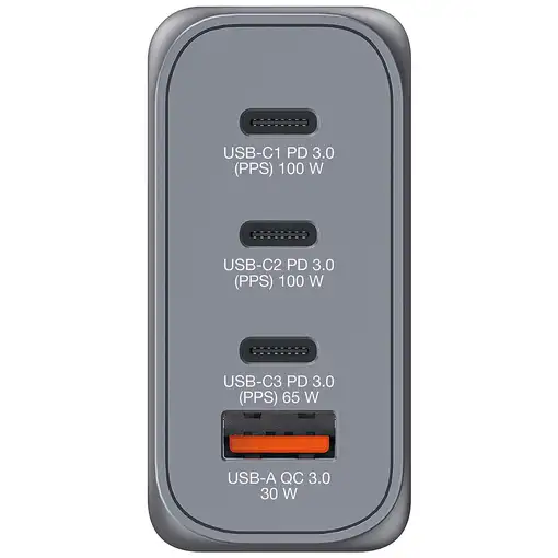 Verbatim GNC-100 Universal Negro, Gris Corriente alterna Carga rápida Interior