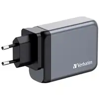 Verbatim GNC-100 Universal Negro, Gris Corriente alterna Carga rápida Interior