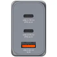 Verbatim GNC-65 Universal Negro, Gris Corriente alterna Carga rápida Interior
