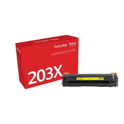 Everyday El tóner ™ Amarillo de Xerox es compatible con HP 203X (CF542X), Capacida