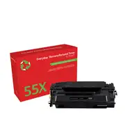 Everyday Tóner ™ Mono remanufacturado de Xerox es compatible con HP 55X (CE255X),