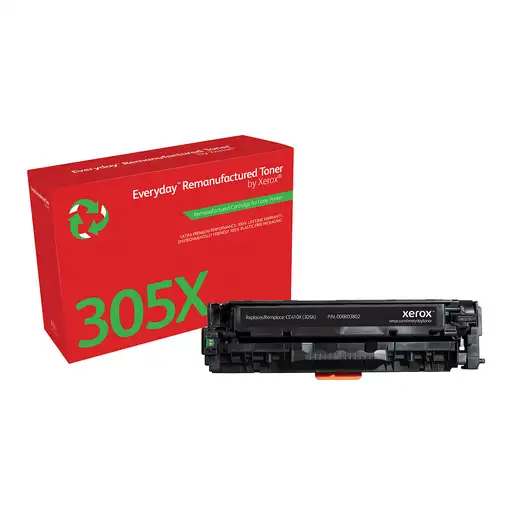 Everyday Tóner ™ Negro remanufacturado de Xerox es compatible con HP 305X (CE410X)