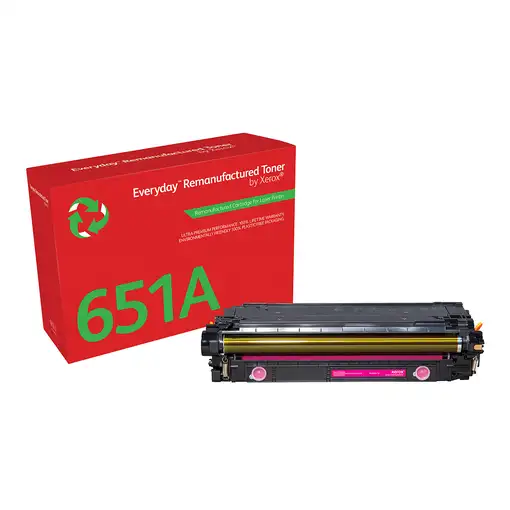 Everyday Tóner ™ Magenta remanufacturado de Xerox es compatible con HP 651A 650A 3