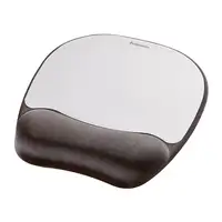 Fellowes 9175801 alfombrilla para ratón Negro, Plata