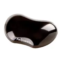 Fellowes 9112301 descansa muñecas Poliuretano Negro