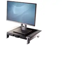 Fellowes Office Suites 71,1 cm (28") Escritorio Negro, Plata