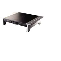 Fellowes Office Suites 71,1 cm (28") Escritorio Negro, Plata