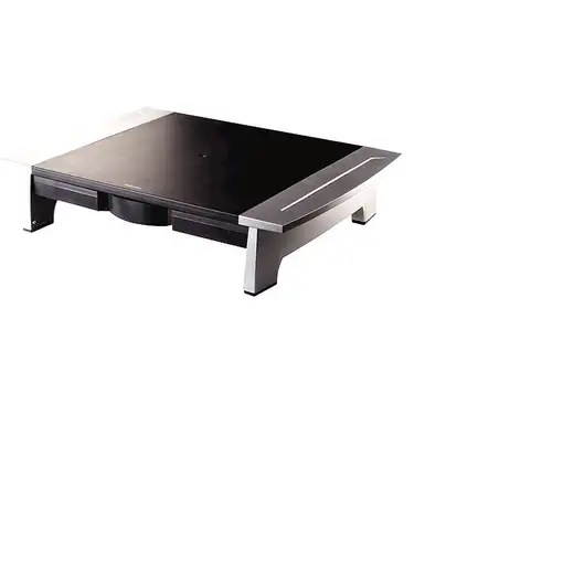 Fellowes Office Suites 71,1 cm (28") Escritorio Negro, Plata