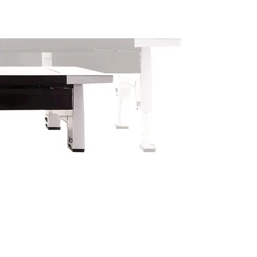 Fellowes Office Suites 71,1 cm (28") Escritorio Negro, Plata