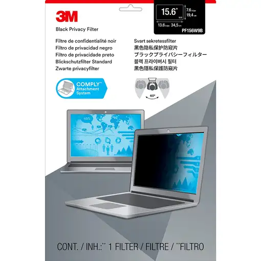 3M Filtro de privacidad de para ordenadores personales con pantalla panorámica de