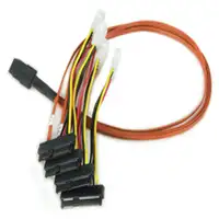 Broadcom CBL-SAS8087OCF-06M cable Serial Attached SCSI (SAS) 0,6 m Multicolor