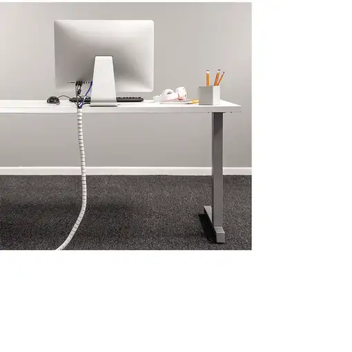 Fellowes CableZip Piso Tubo flexible para protección de cables Blanco 1 pieza(s)