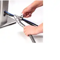 Fellowes CableZip Piso Tubo flexible para protección de cables Plata 1 pieza(s)
