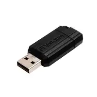 Verbatim PinStripe - Unidad USB de 32 GB - Negro