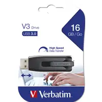 Verbatim V3 - Unidad USB 3.0 16 GB - Negro