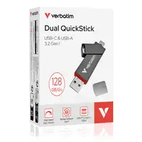 Verbatim Dual QuickStick unidad flash USB 128 GB USB Type-A / USB Type-C 3.2 Gen 1