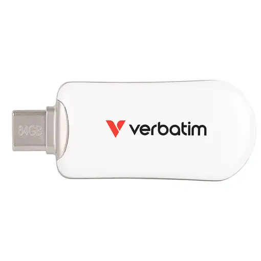 Verbatim 30228 unidad flash USB 64 GB USB Tipo C 3.2 Gen 1 (3.1 Gen 1) Blanco