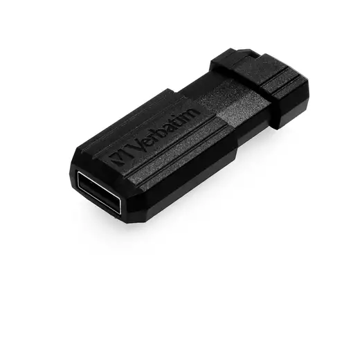 Verbatim PinStripe - Unidad USB de 128 GB - Negro