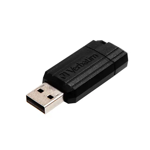 Verbatim PinStripe - Unidad USB de 128 GB - Negro
