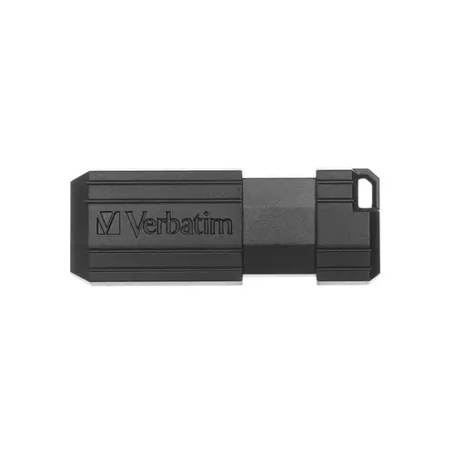 Verbatim PinStripe - Unidad USB de 128 GB - Negro