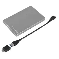 Verbatim Disco duro portátil Store 'n' Go Slim 1 TB Gris espacial