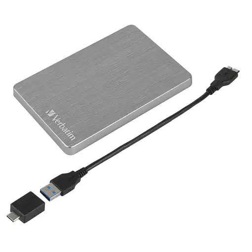 Verbatim Disco duro portátil Store 'n' Go Slim 1 TB Gris espacial