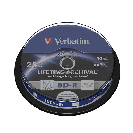 Verbatim M-Disc 4x BD-R 25 GB 10 pieza(s)