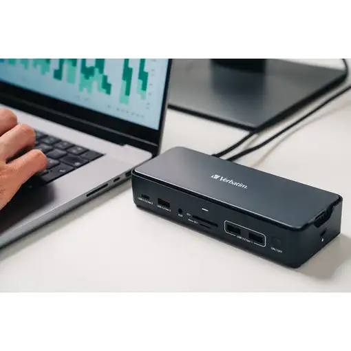 Verbatim CDS-15S Alámbrico USB 3.2 Gen 1 (3.1 Gen 1) Type-C Negro, Gris