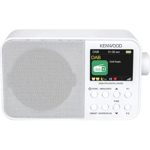Kenwood CR-M30DAB-W radio Portátil Digital Blanco