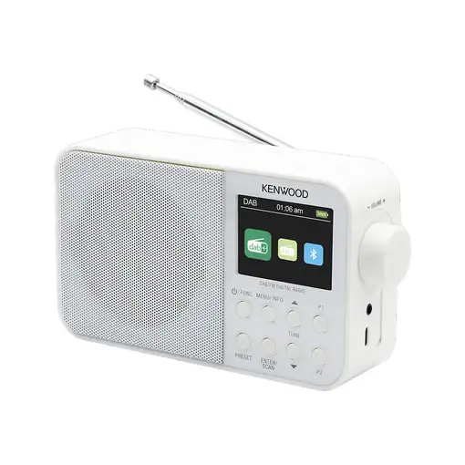 Kenwood CR-M30DAB-W radio Portátil Digital Blanco