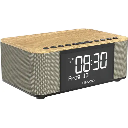 Kenwood Electronics CR-ST40DAB-M Reloj Digital Beige, Negro, Madera