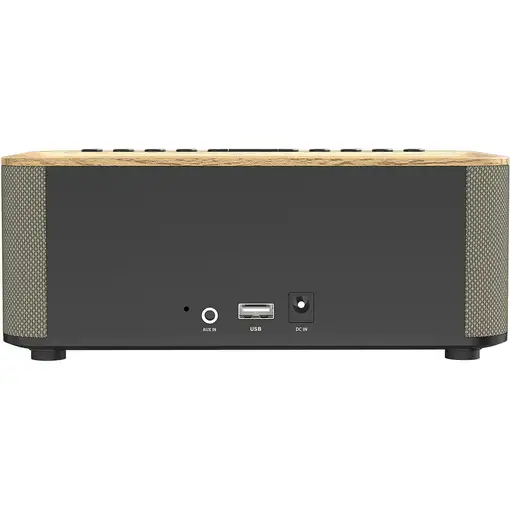 Kenwood Electronics CR-ST40DAB-M Reloj Digital Beige, Negro, Madera