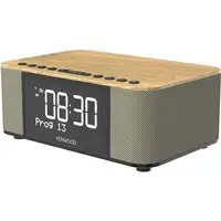 Kenwood Electronics CR-ST40DAB-M Reloj Digital Beige, Negro, Madera
